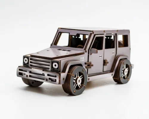 Конструктор 3D PuzzleOK Gelandewagen деревянный 109 деталей (мс-2691) - фото 6 Конструктор 3D PuzzleOK Gelandewagen деревянный 109 деталей (мс-2691) - фото 6