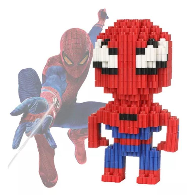 Конструктор детский Magic Blocks 3D Spider Man 10 см/306 дет. (1000-ZB-637) - фото 4 Конструктор детский Magic Blocks 3D Spider Man 10 см/306 дет. (1000-ZB-637) - фото 4