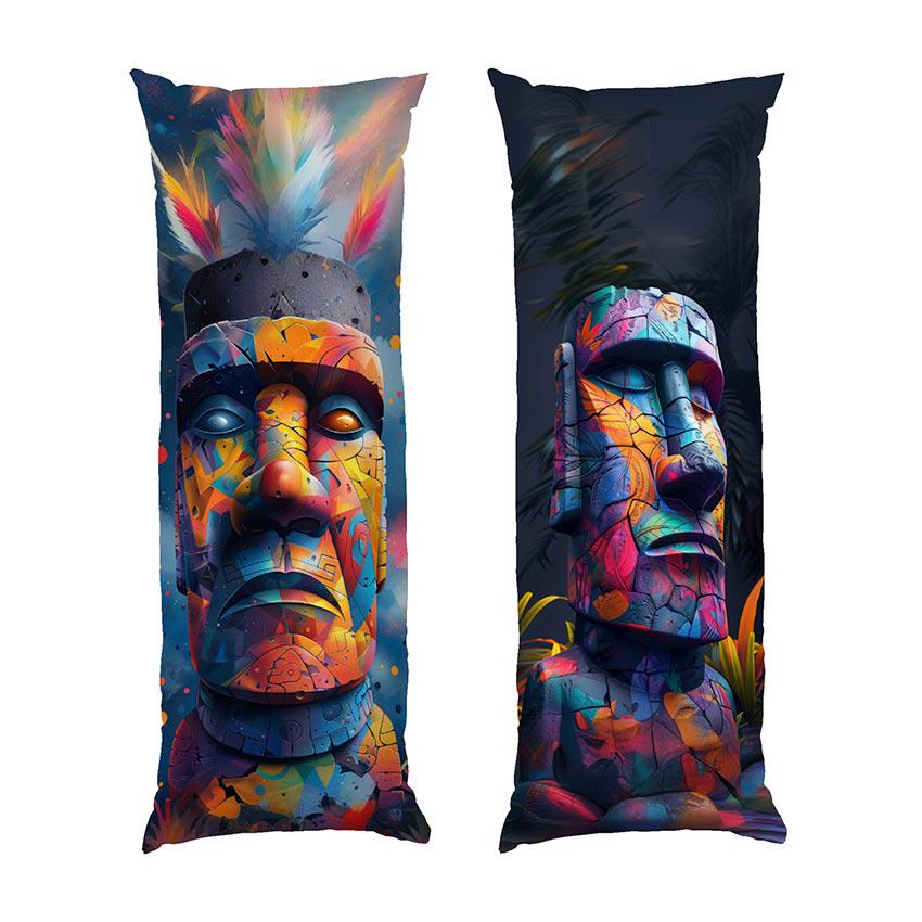 Подушка дакімакура Easter Island monuments габардин 70х30 см (112549)