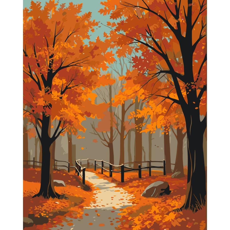 Картина по номерам ART CRAFT Осенний лес 40x50 см Разноцветный (PM-194-K-1251) Картина по номерам ART CRAFT Осенний лес 40x50 см Разноцветный (PM-194-K-1251)