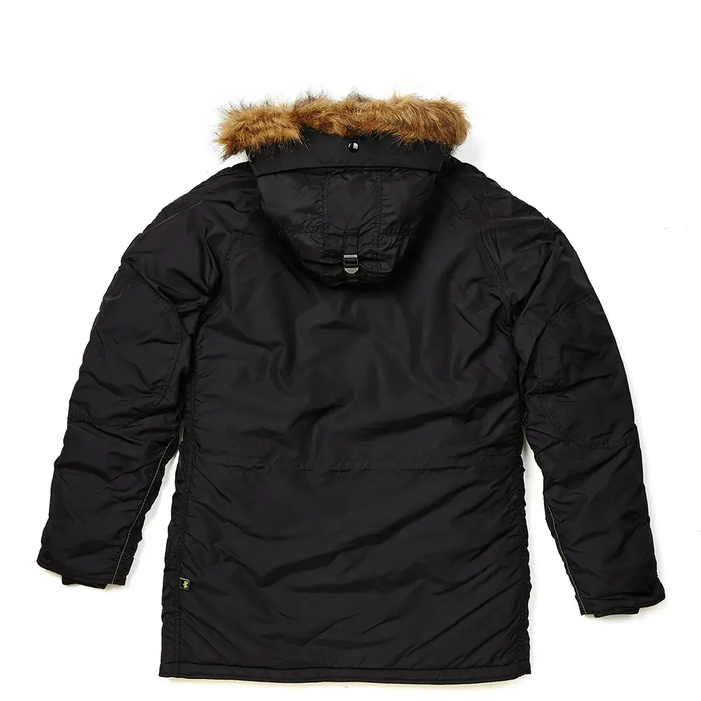 Куртка аляска Alpha Industries N-3B Inclement Parka 3XL Black (MJN44512C1B3XL) - фото 9