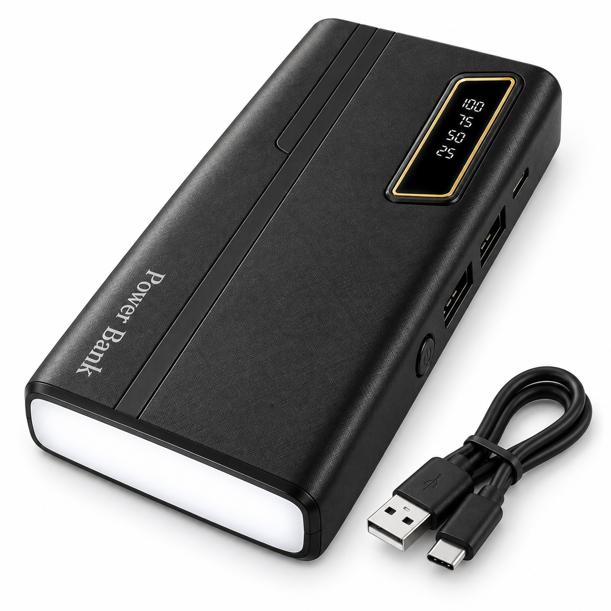 Павербанк UN-3104 50000 мАг з Quick Charge з 2 USB/швидкою зарядкою/LED-ліхтарем (2018188)