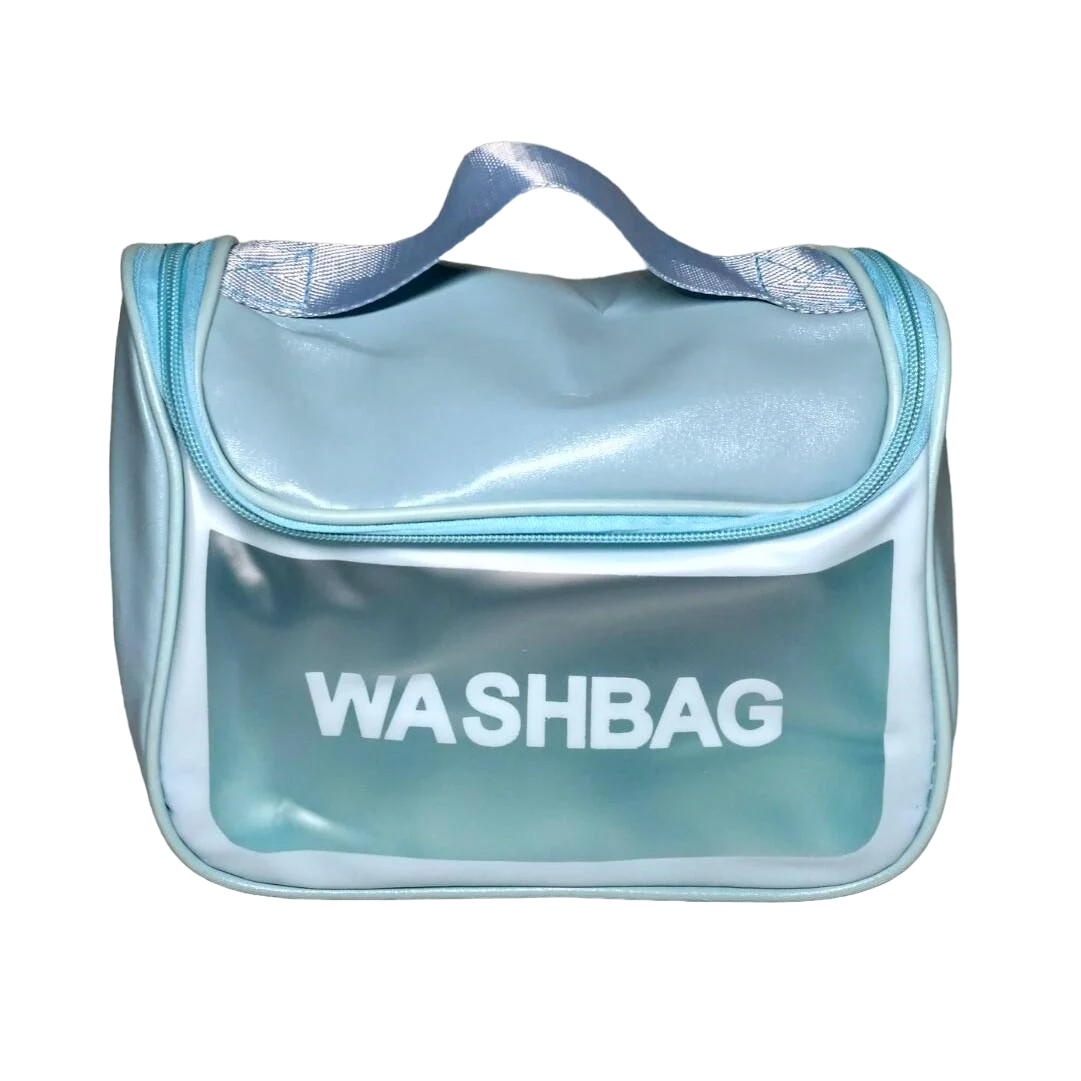 Косметичка женская Washbag водонепроницаемая Голубой (180-5-4) - фото 1