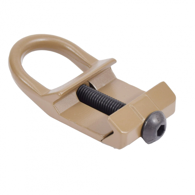 Антабка на планку Пикатинни Clefers Tactical SW01 с креплением на RSA-интерфейс Коричневый (5002192) - фото 2 Антабка на планку Пикатинни Clefers Tactical SW01 с креплением на RSA-интерфейс Коричневый (5002192) - фото 2