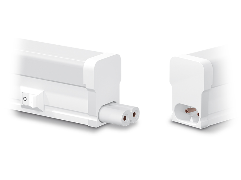 Світлодіодний світильник лінійний TITANUM Т5 10W 0,6 м 5000К 220V Білий (TL-T5-10065) - фото 2 Світлодіодний світильник лінійний TITANUM Т5 10W 0,6 м 5000К 220V Білий (TL-T5-10065) - фото 2