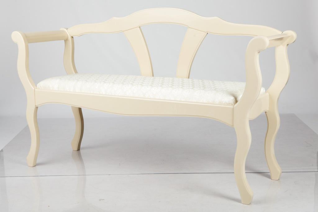 Банкетка со спинкой Мікс Меблі Avilla 2 2 Джокер Белая эмаль Банкетка со спинкой Мікс Меблі Avilla 2 2 Джокер Белая эмаль