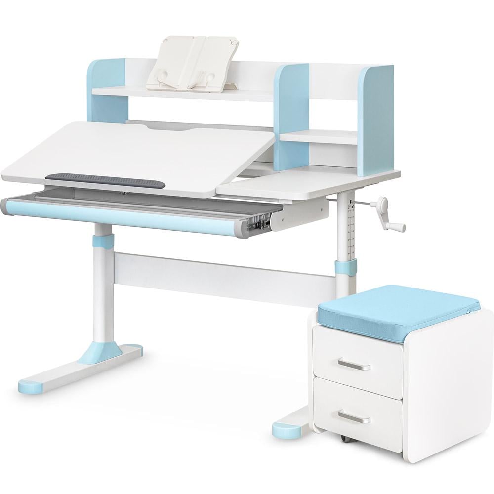 Парта дитяча шкільна Evo-kids TH-330 BD C-3 з тумбою Блакитний (TH-330 Z+BD C3_BLUE) Парта дитяча шкільна Evo-kids TH-330 BD C-3 з тумбою Блакитний (TH-330 Z+BD C3_BLUE)