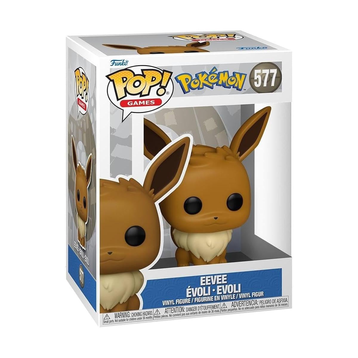 Детская игровая фигурка Funko POP Коллекционная Eevee Иви Герои игр Коричневый (64637)