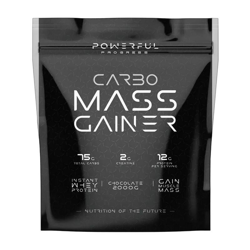 Гейнер Powerful Progress Carbo Mass Gainer 2 кг Капучино Гейнер Powerful Progress Carbo Mass Gainer 2 кг Капучино