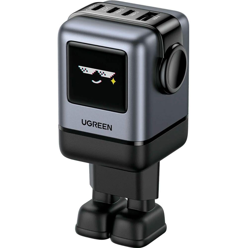 Зарядное устройство сетевое UGREEN X688 Robot tech 100 Вт 4xUSB GaN с быстрой зарядкой (45515B) Зарядное устройство сетевое UGREEN X688 Robot tech 100 Вт 4xUSB GaN с быстрой зарядкой (45515B)