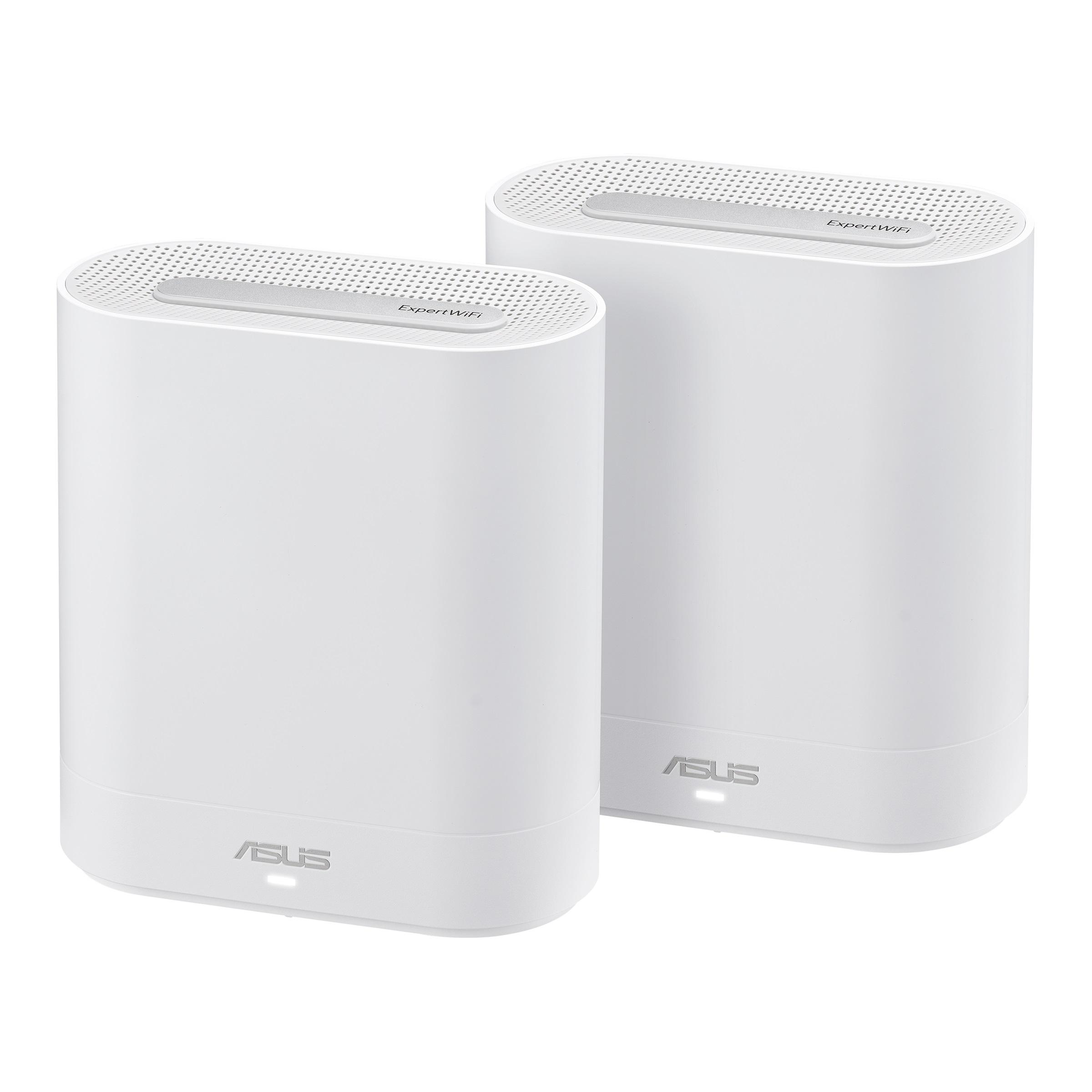 Система Mesh Wi-Fi Asus ExpertWiFi EBM68 AX7800 2 шт. USB AiMesh WPA3 White (90IG07V0-MO3A40)