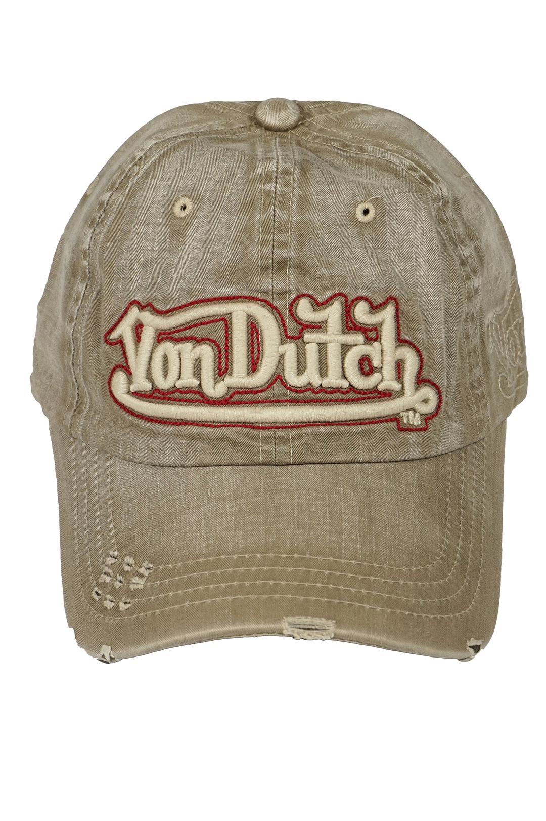 Кепка-бейсболка Von Dutch K-17 One size Серый (17851908) - фото 1