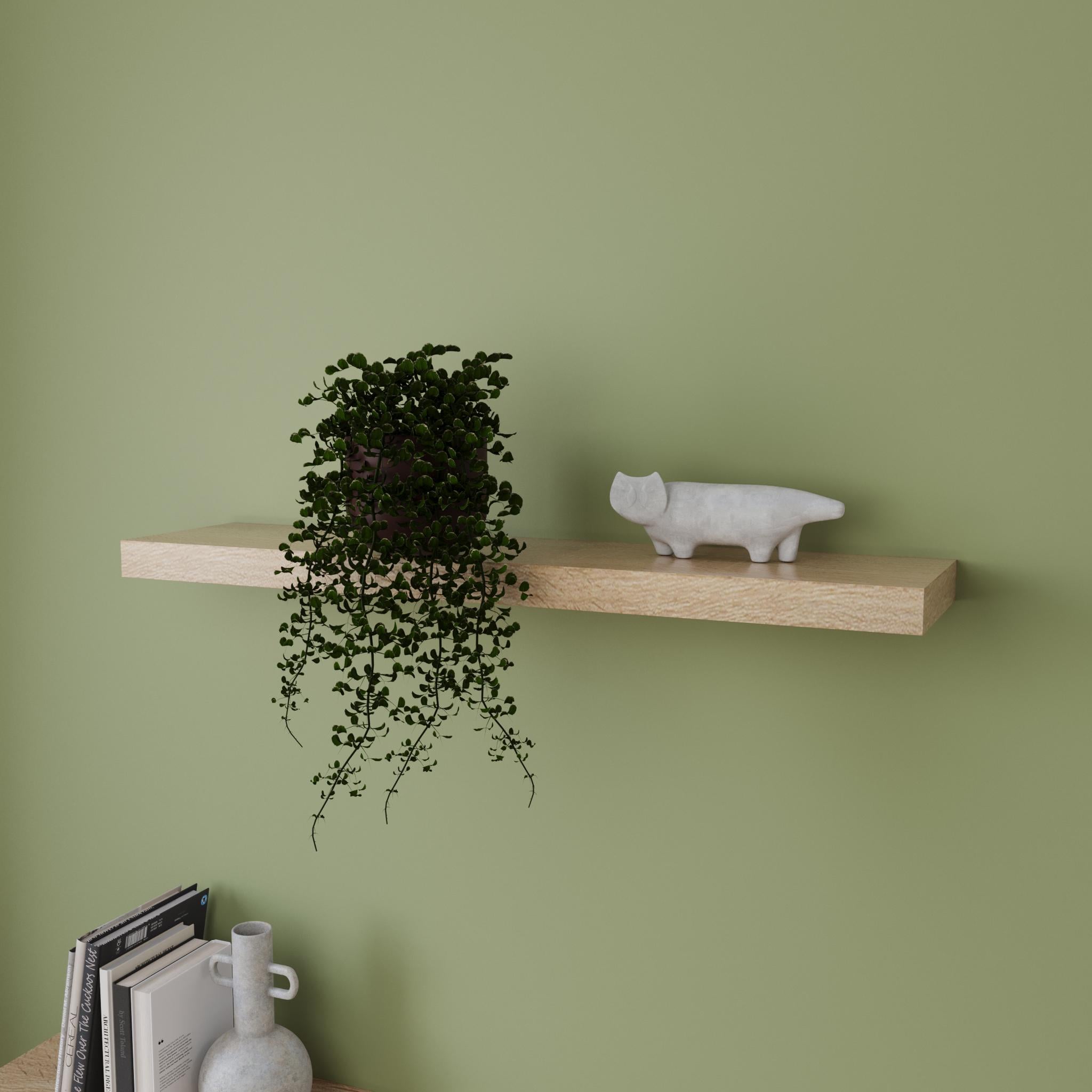 Полиця навісна прихованого монтажу 600x28x190 мм Дуб сонома (A-148)