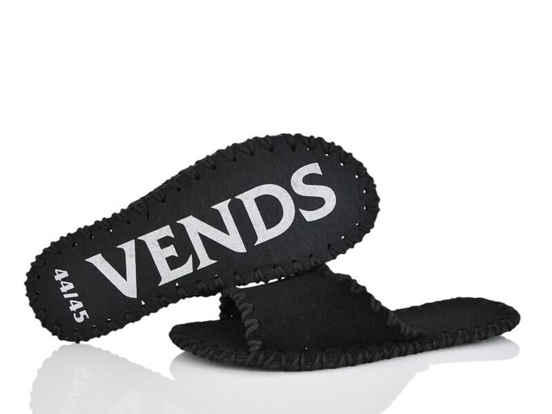 Тапочки фетровые мужские VENDS 322 р. 44-45 Черный - фото 4 Тапочки фетровые мужские VENDS 322 р. 44-45 Черный - фото 4