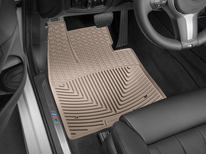 Коврики автомобильные передние резиновые WeatherTech W411TN Hyundai Santa Fe 2021 Бежевый (1945754417)