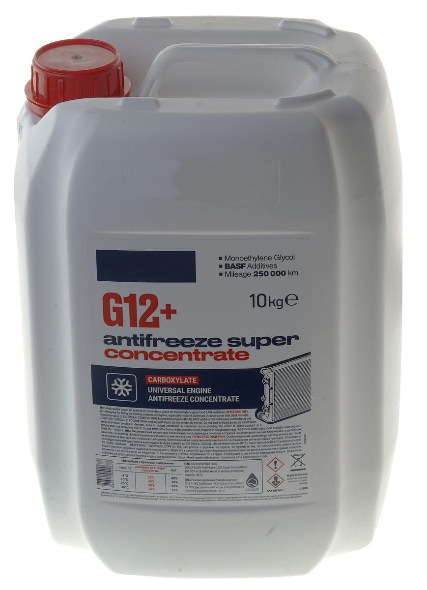 Антифриз Concentrate Super G12+ 10 кг Красный (смаз321)