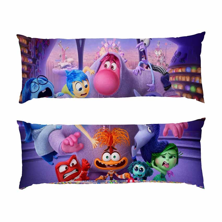 Подушка дакимакура Inside out 2 Many emotions габардин 120х40 см (113810-1)