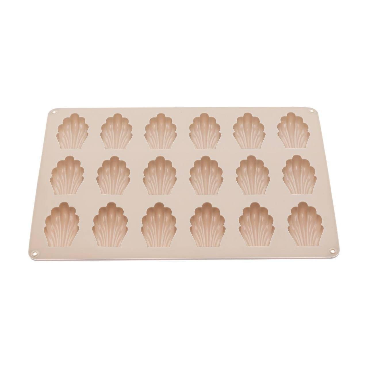Форма для випічки силіконова Мадлен на 18 мушель С380 (e856c044) - фото 4 Форма для випічки силіконова Мадлен на 18 мушель С380 (e856c044) - фото 4