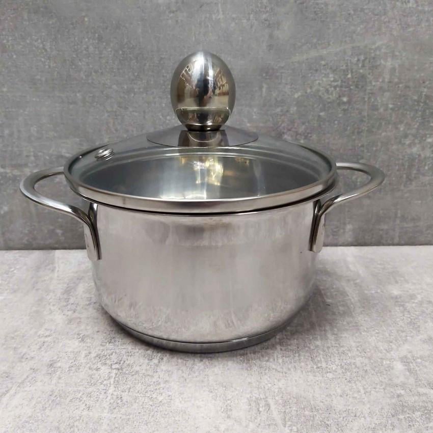 Кастрюля со стеклянной крышкой A-Plus WK-2180 12 см 0,79 л (1652342353) - фото 3 Кастрюля со стеклянной крышкой A-Plus WK-2180 12 см 0,79 л (1652342353) - фото 3