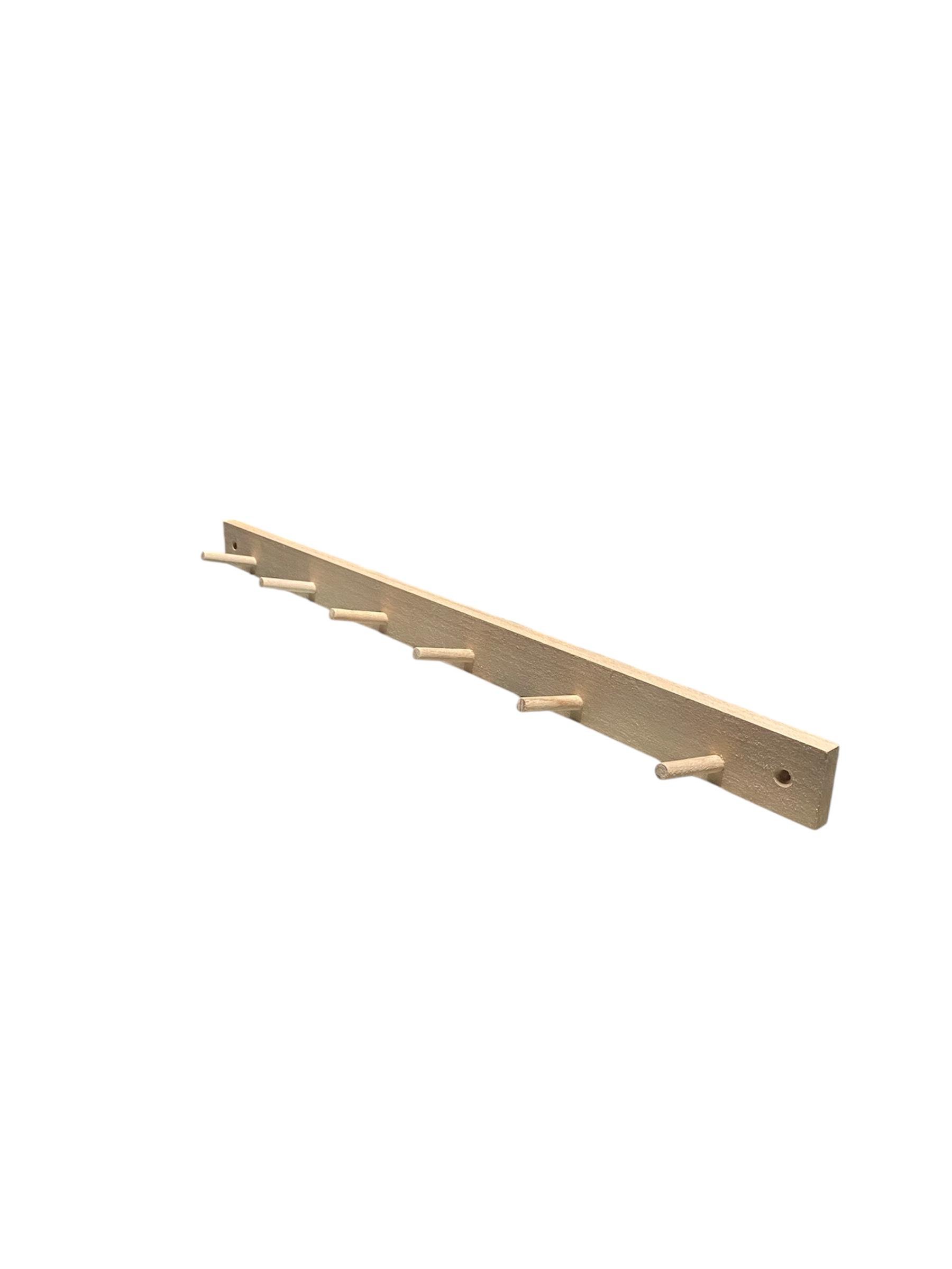 Вішалка для одягу дерев'яна настінна (31264601)