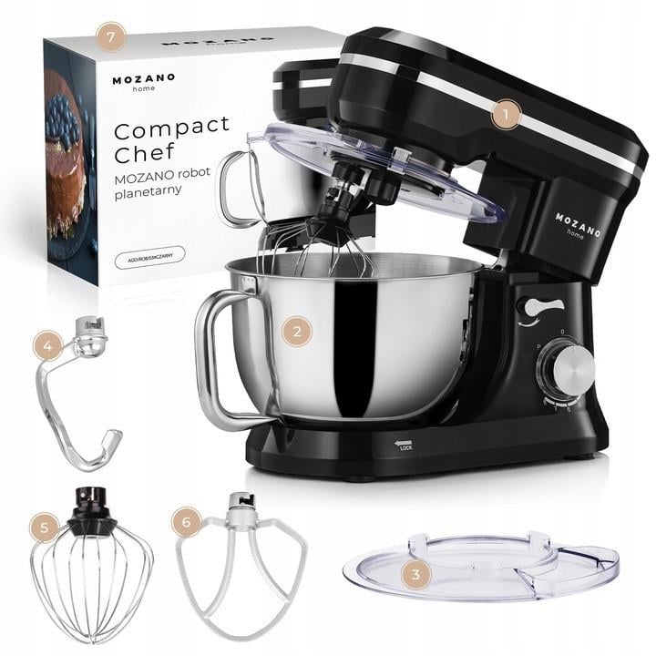 Тістоміс Mozano Compact Chef AGD/ROB/03 1700 Вт - фото 2