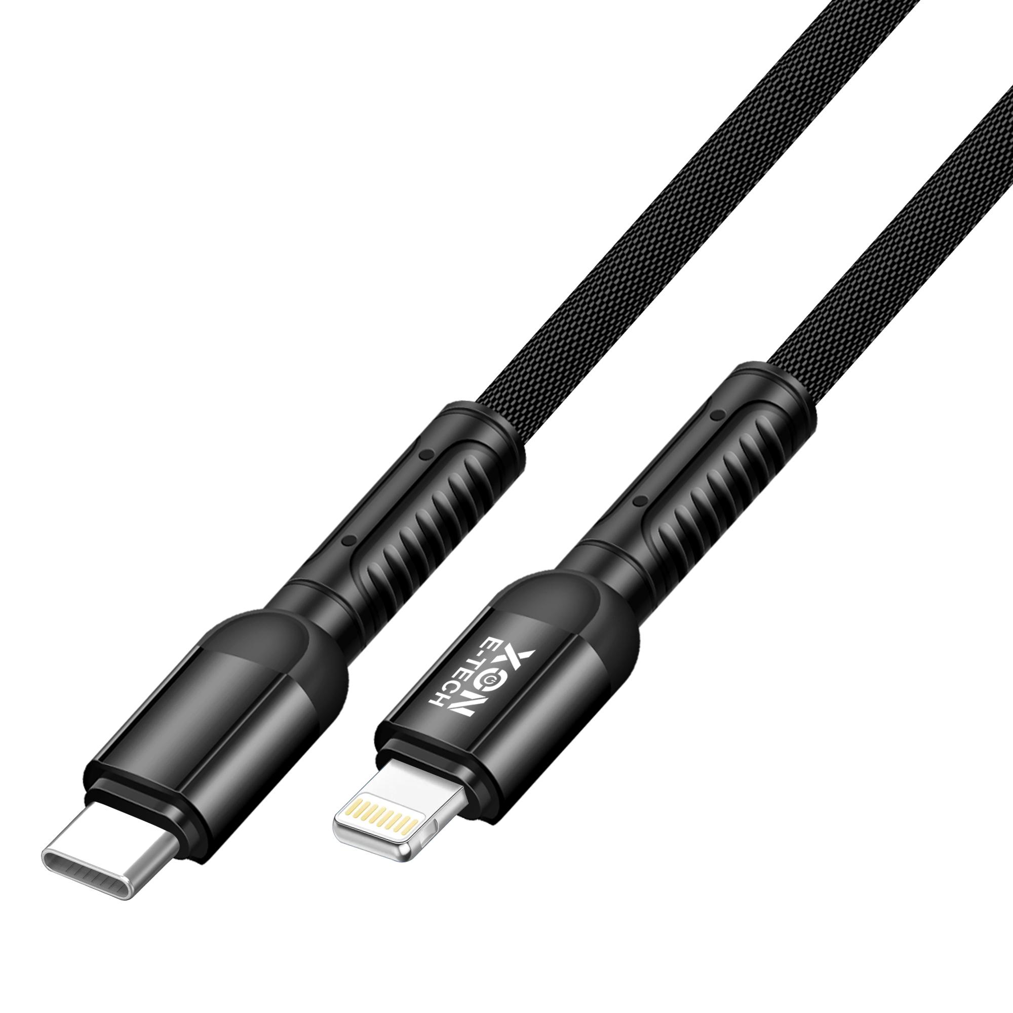 Кабель XON SmartCable UniLink Type-C - Lightning PD 20 Вт 1 м Чорний (SU20CL2W1B 579) - фото 2