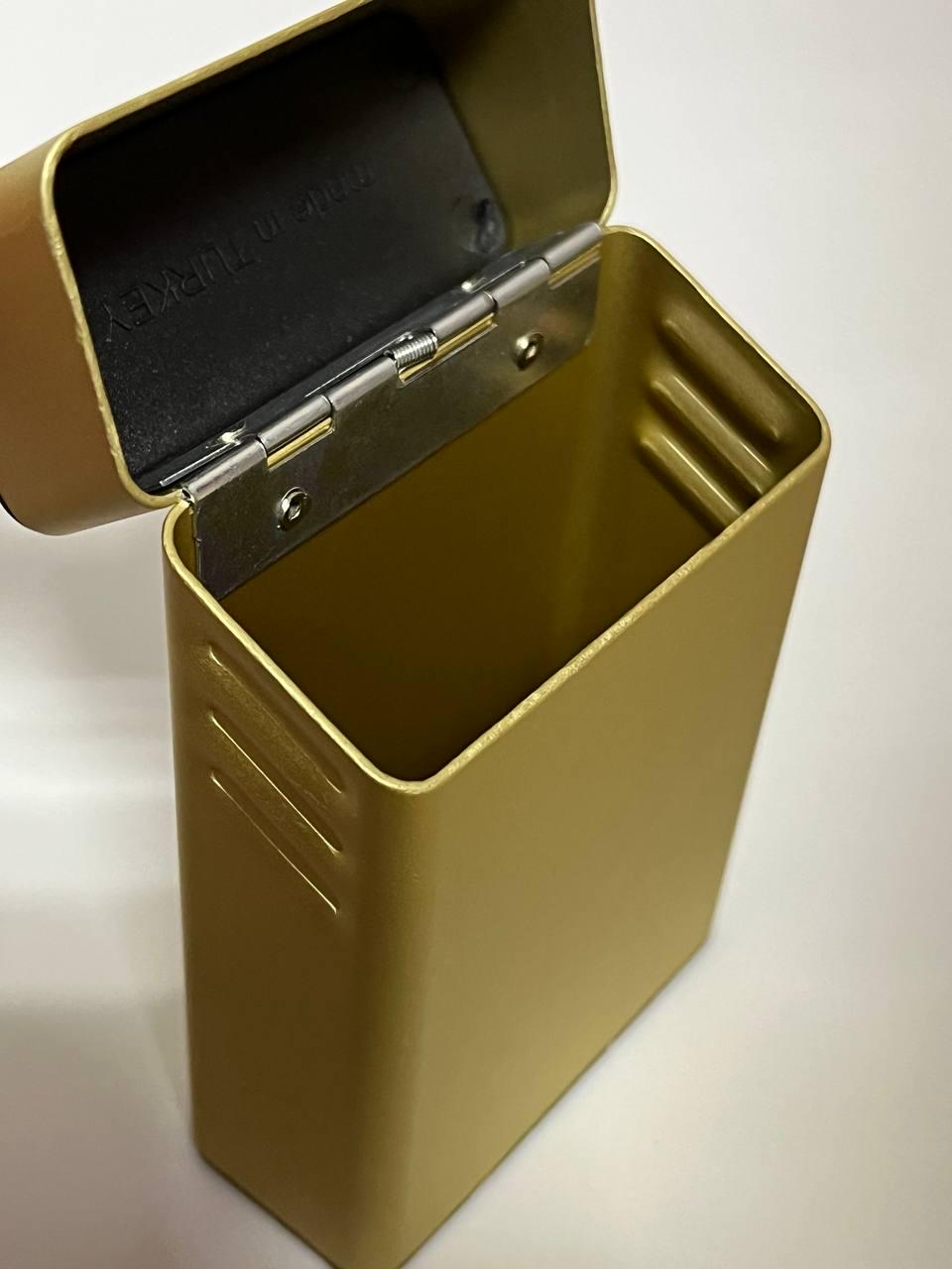Портсигар металевий DEDO Золотий (9232827) - фото 5 Портсигар металевий DEDO Золотий (9232827) - фото 5