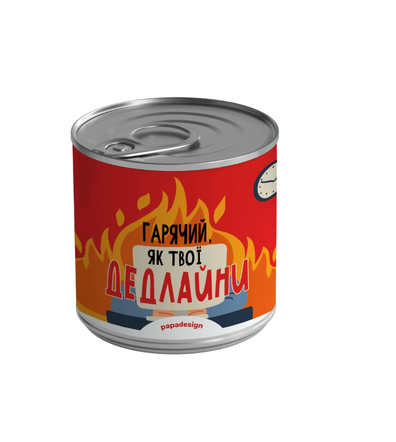 Консерва-чай PAPAdesign Дедлайни 325 мл (PDH4827)