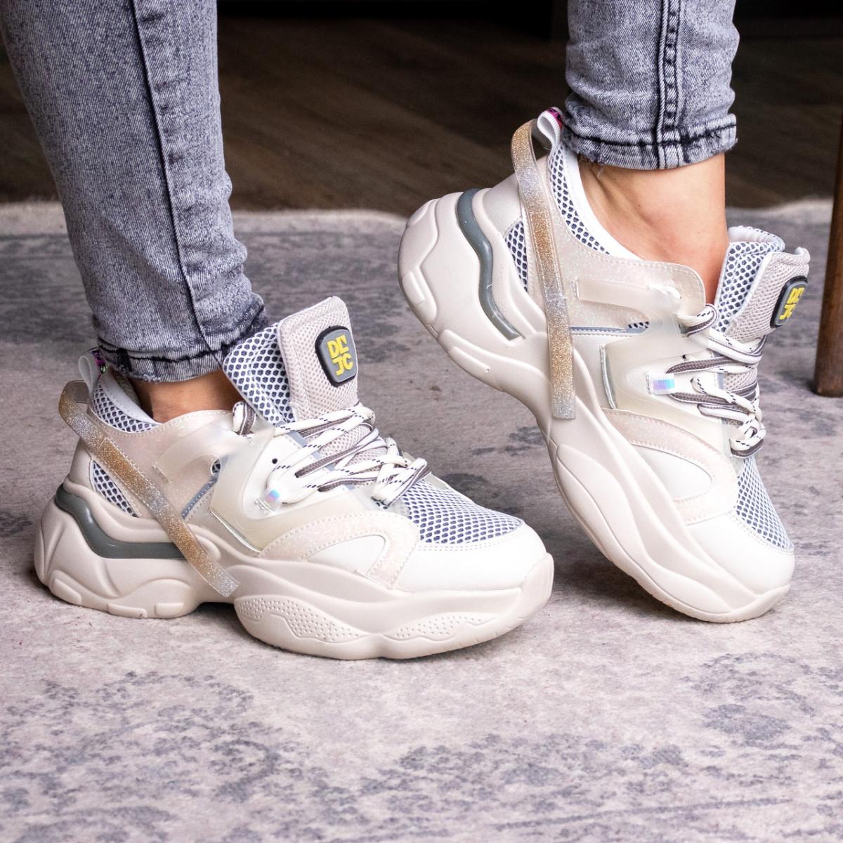 Кросівки жіночі Fashion р. 39 24,5 см Бежевий (2048)