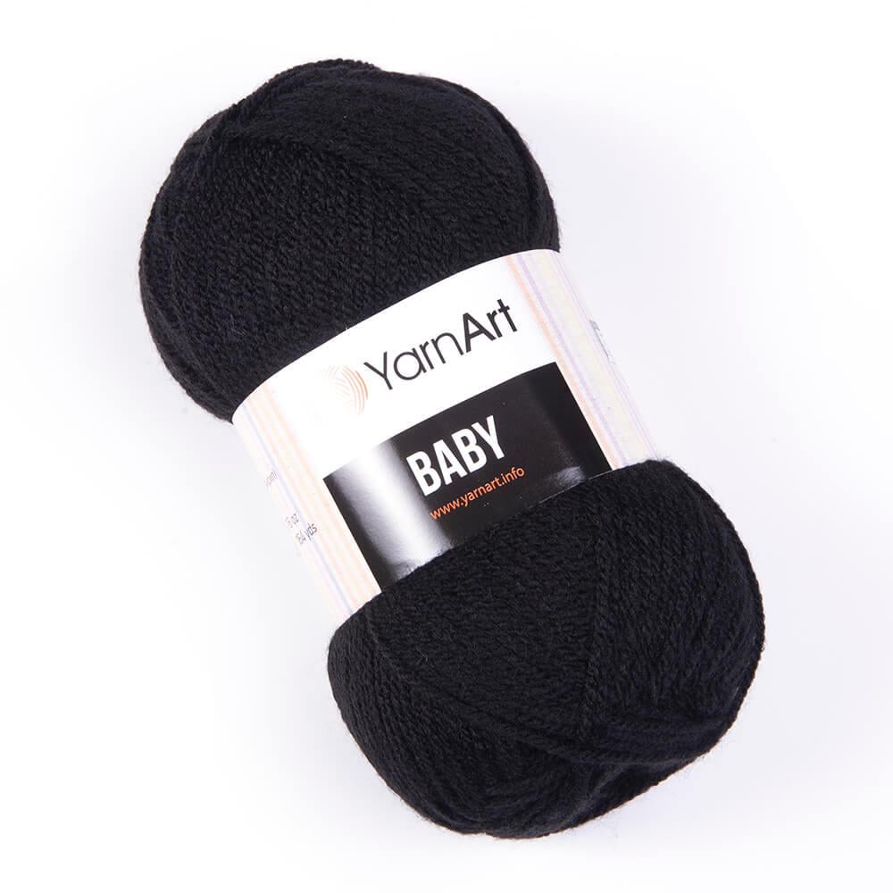 Пряжа YarnArt Baby 585 Черный (6014)