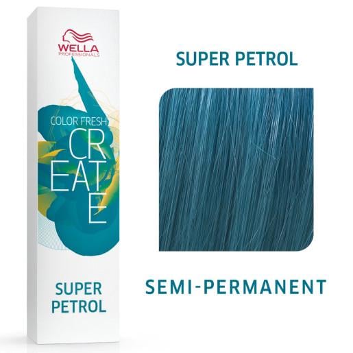 Краска для волос Wella Professionals Color Fresh Create семи-перманентная 60 мл Super petrol - фото 2