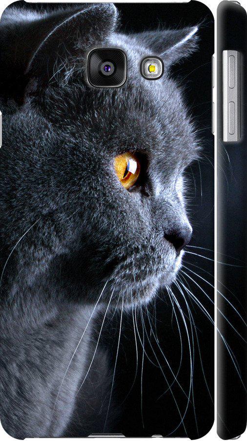 Чехол на Samsung Galaxy A3 (2016) A310F Красивый кот (3038m-159-42517)