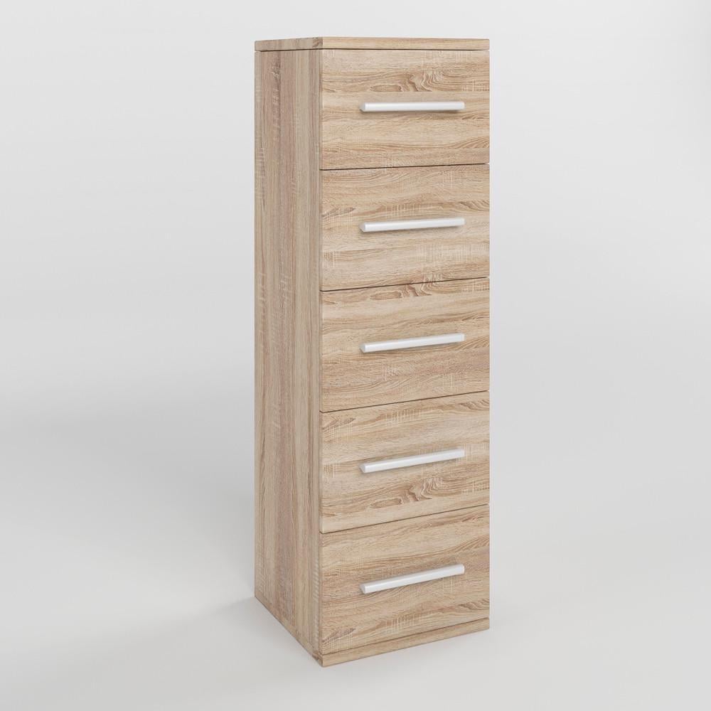 Комод М-Зон Джеко 300 5 ящиков Сонома (MZN-031017)