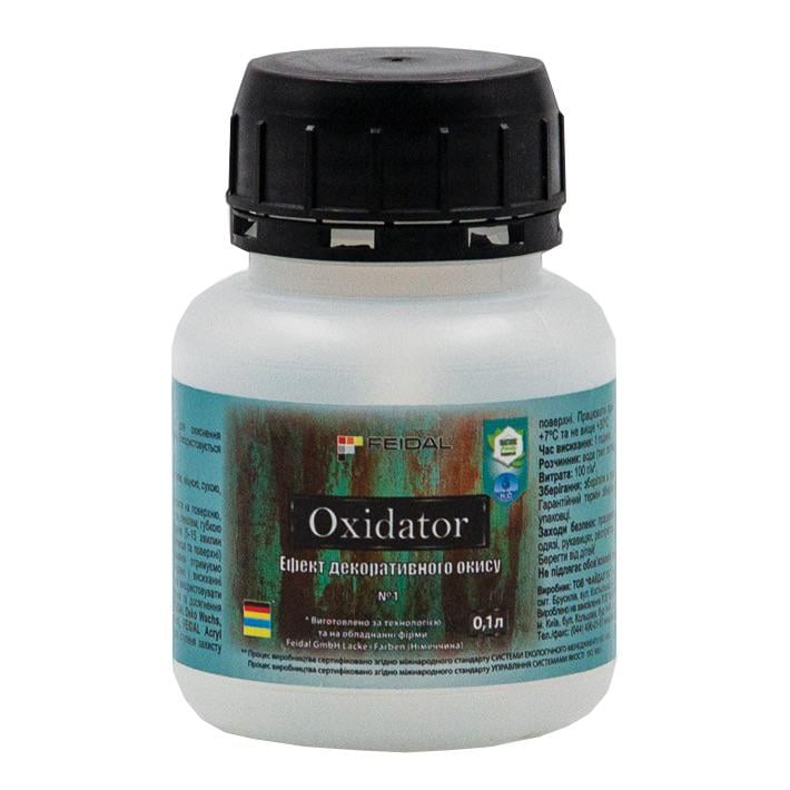 Раствор декоративной окиси Feidal Oxidator №1 0,1 л Морская волна/Рыжий - фото 1