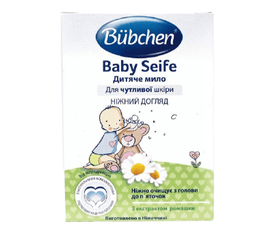 Мыло детское Bubchen эмульсионное 125 г (152) - фото 1 Мыло детское Bubchen эмульсионное 125 г (152) - фото 1