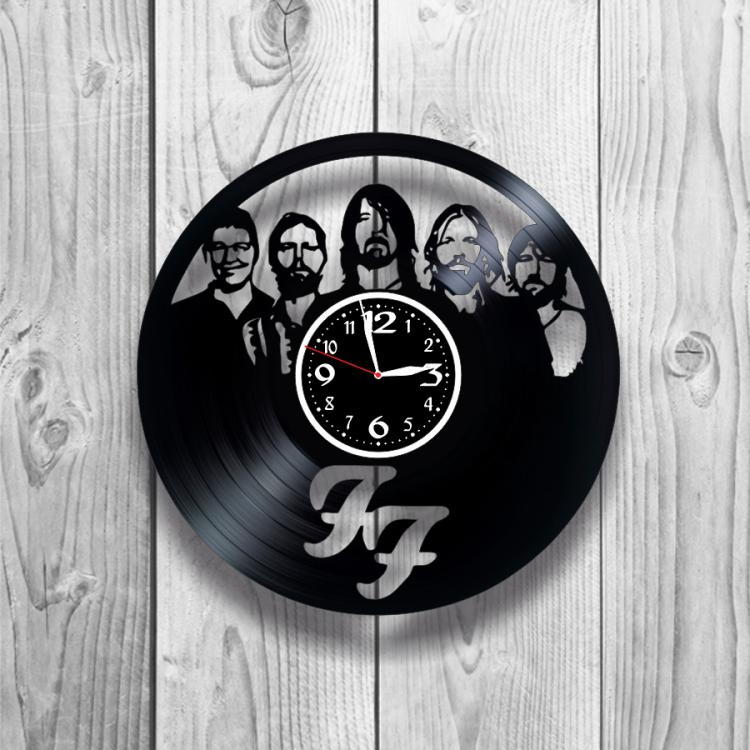 Часы настенные Foo Fighters 0419 из виниловой пластинки