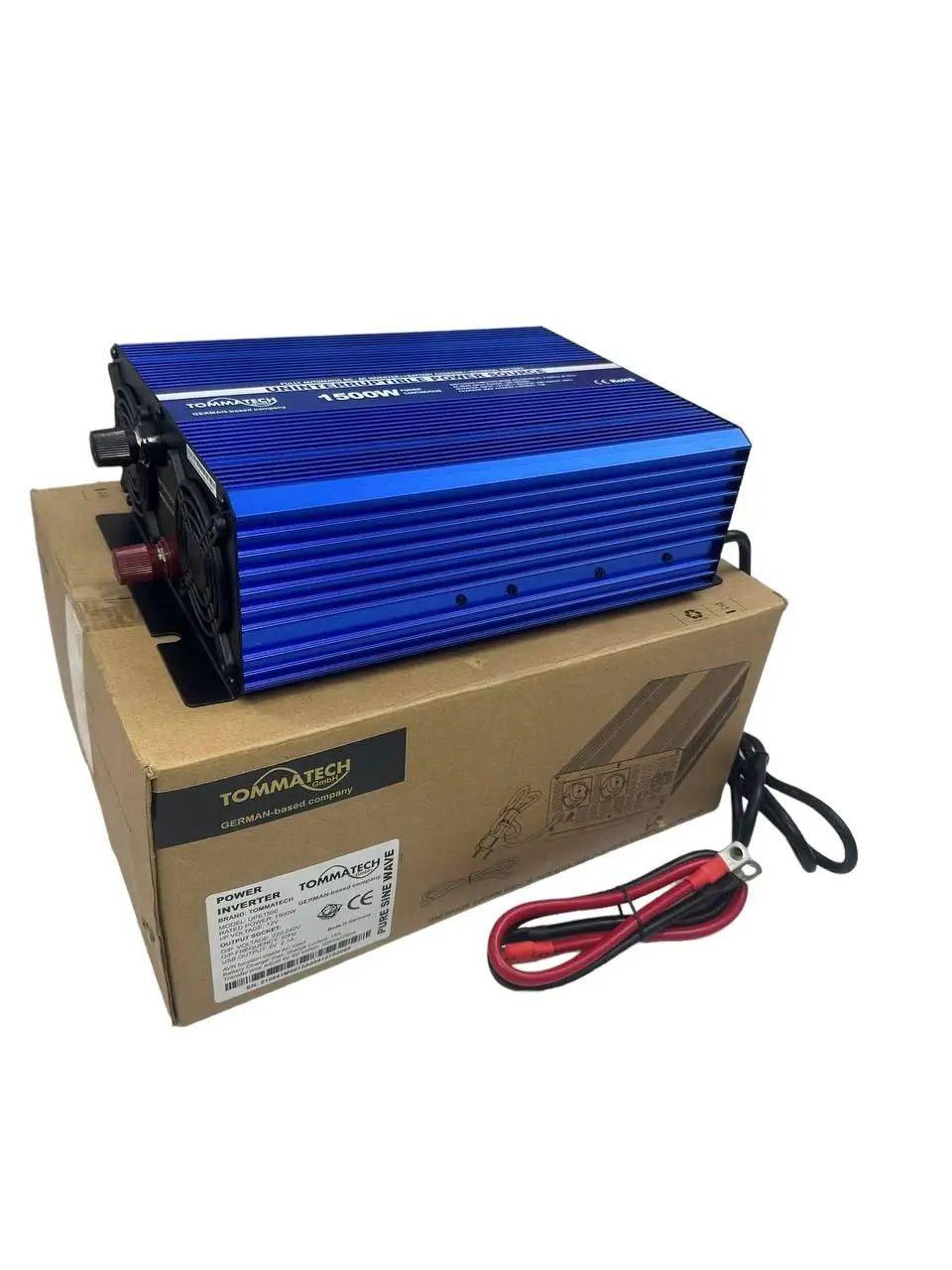 Інвертор TommaTech MS-1500W 12-220V 12В