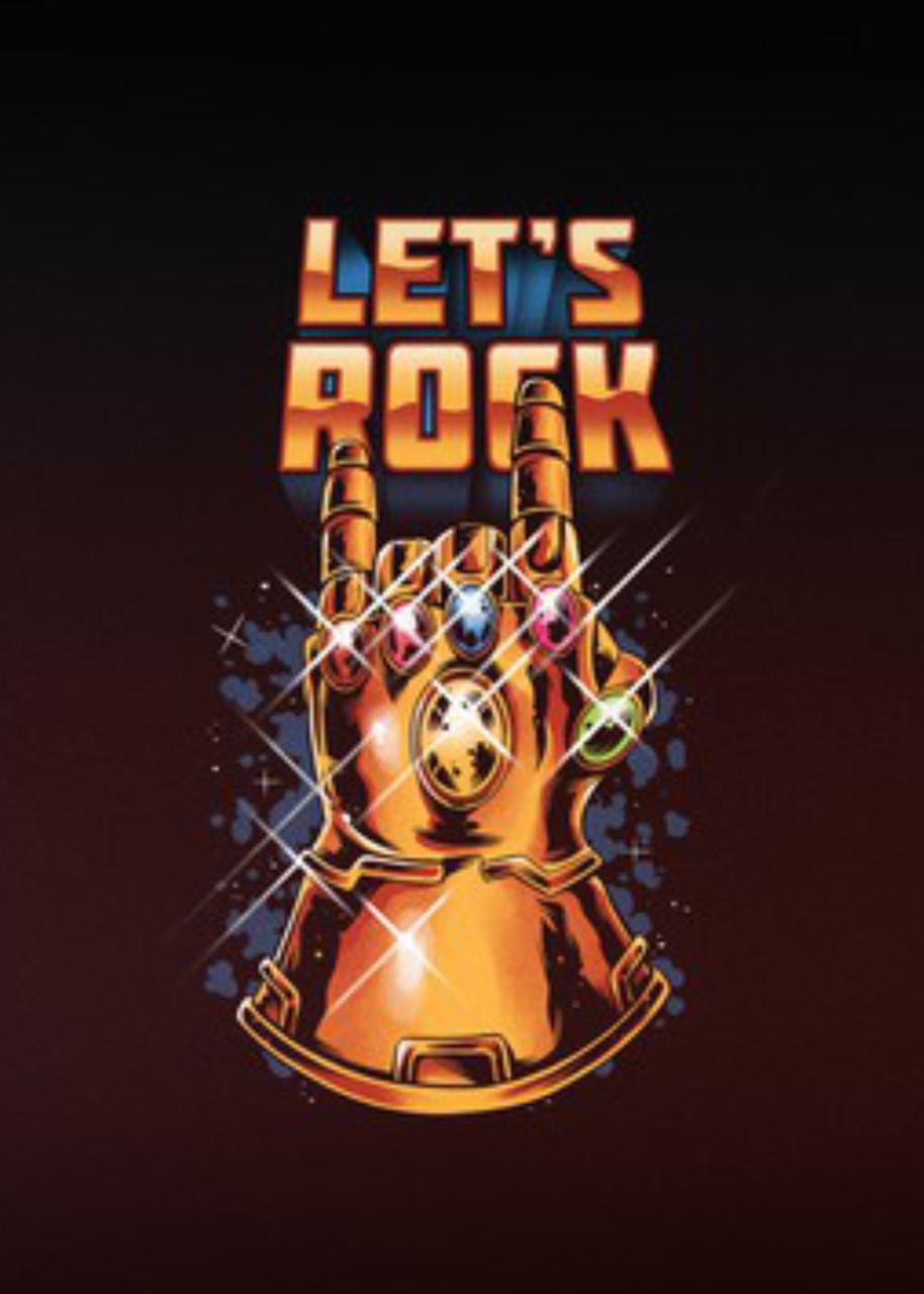 Картина постер Gee! Thanos Танос перчатка бесконечности 40х60 см TN.09.088