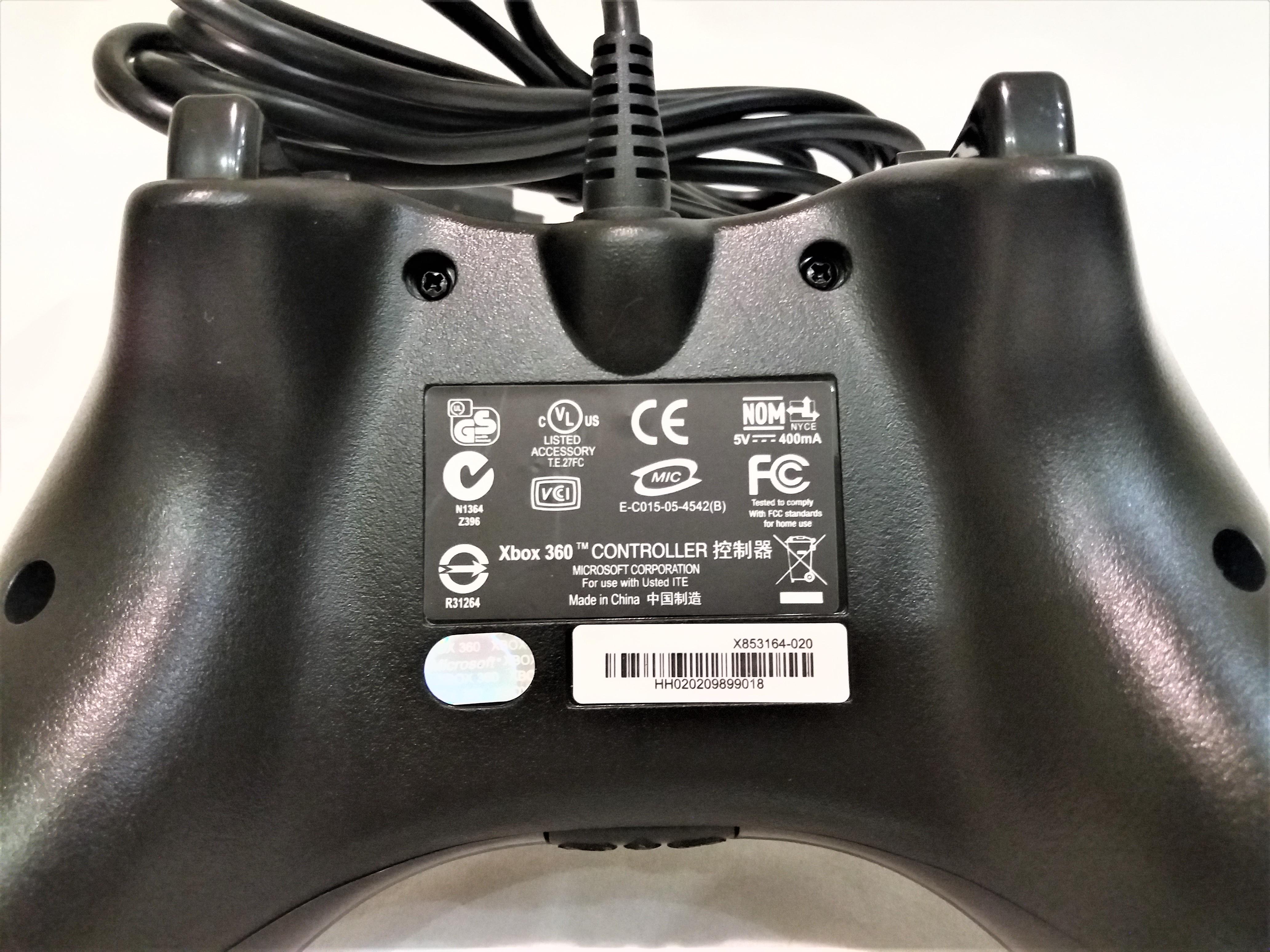 Джойстик проводной геймпад Xbox 360 и ПК Controller Wireless Черный - фото 3