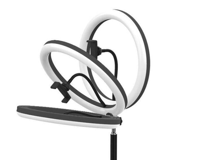 Cвітлодіодна лампа AL-360 36 см зі штативом 220V (536) - фото 4 Cвітлодіодна лампа AL-360 36 см зі штативом 220V (536) - фото 4