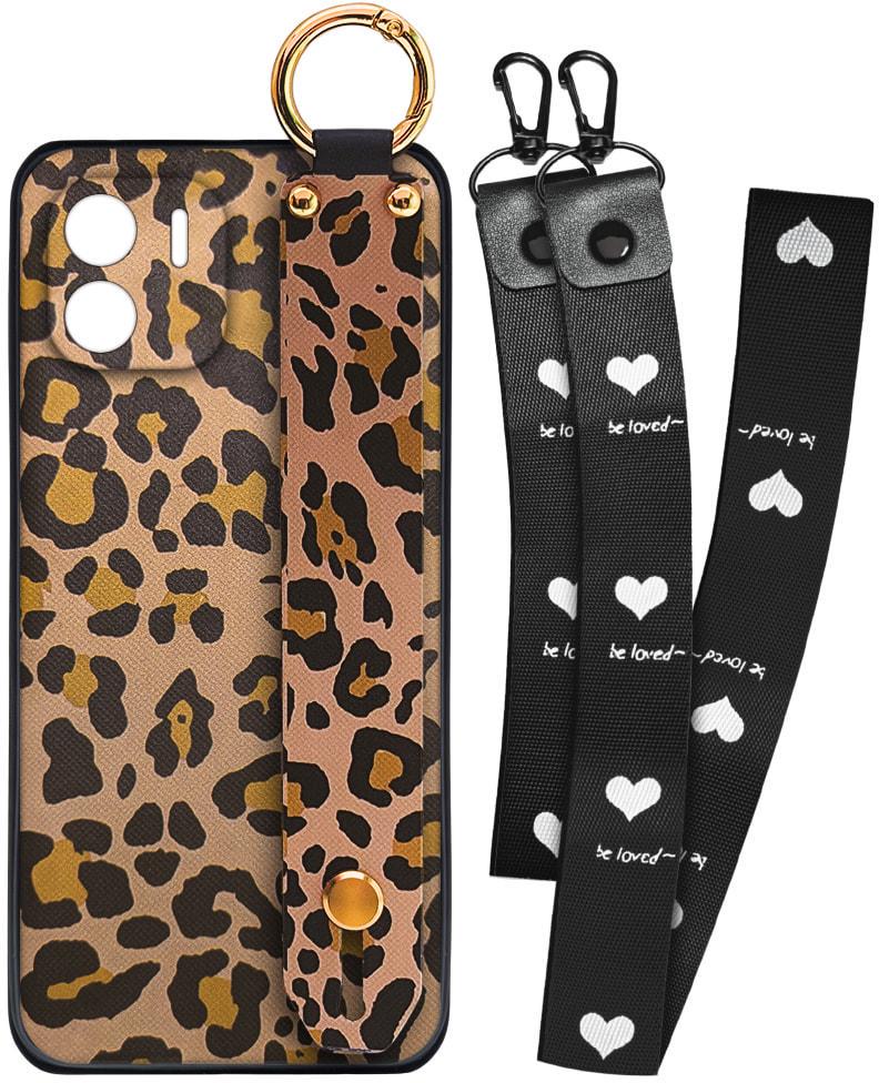 Чехол SHLab Xiaomi Redmi A2 Leopard + два ремешка с карабином (32521)