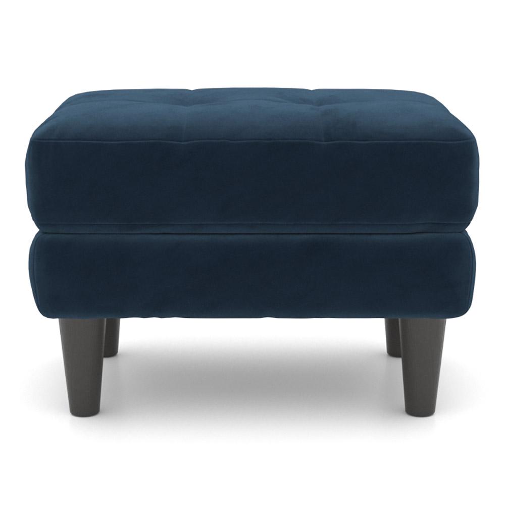 Пуф Riviera-3 70х40х45 см Темно-синий (Арт. 99) - фото 1 Пуф Riviera-3 70х40х45 см Темно-синий (Арт. 99) - фото 1