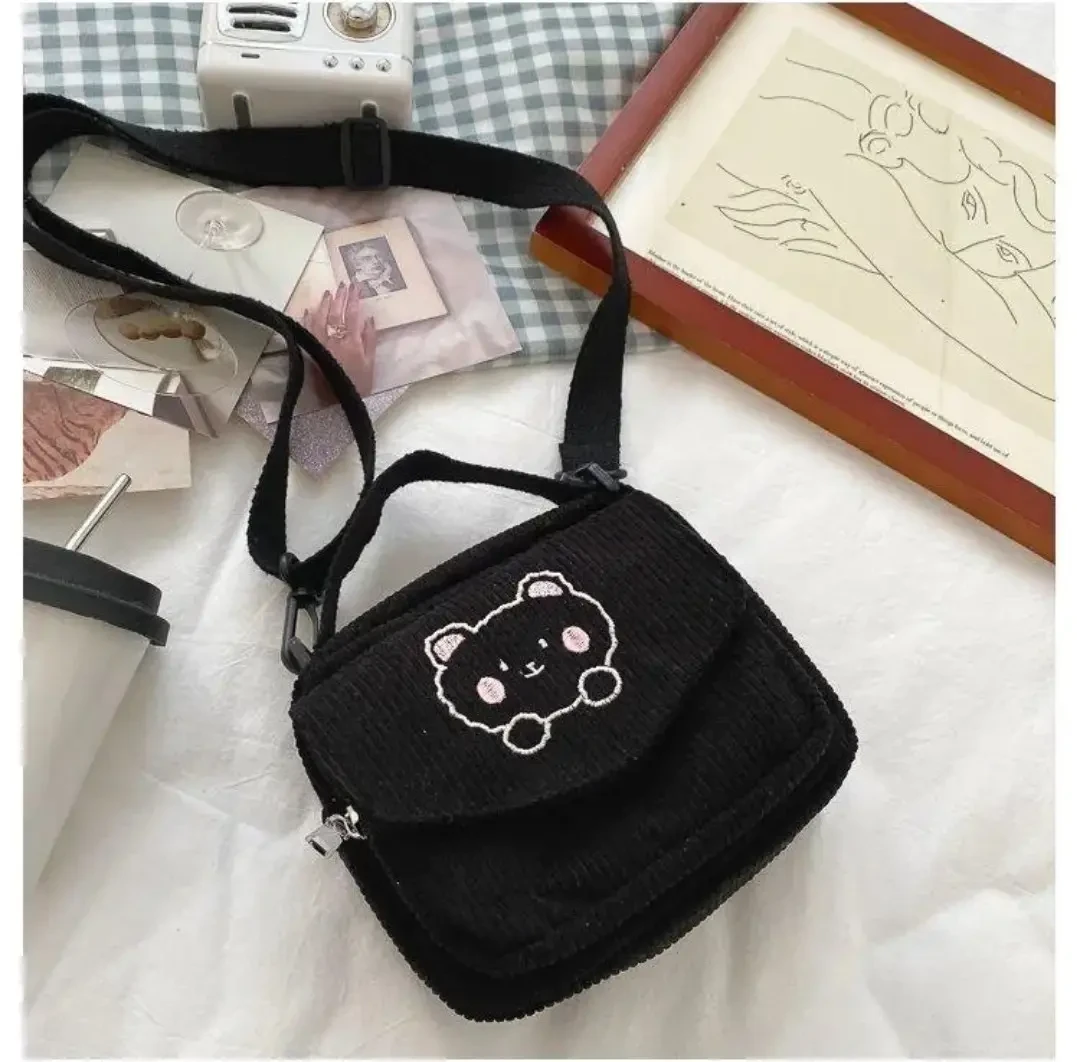 Сумка женская с медведем Тедди Черный (А134) - фото 3 Сумка женская с медведем Тедди Черный (А134) - фото 3