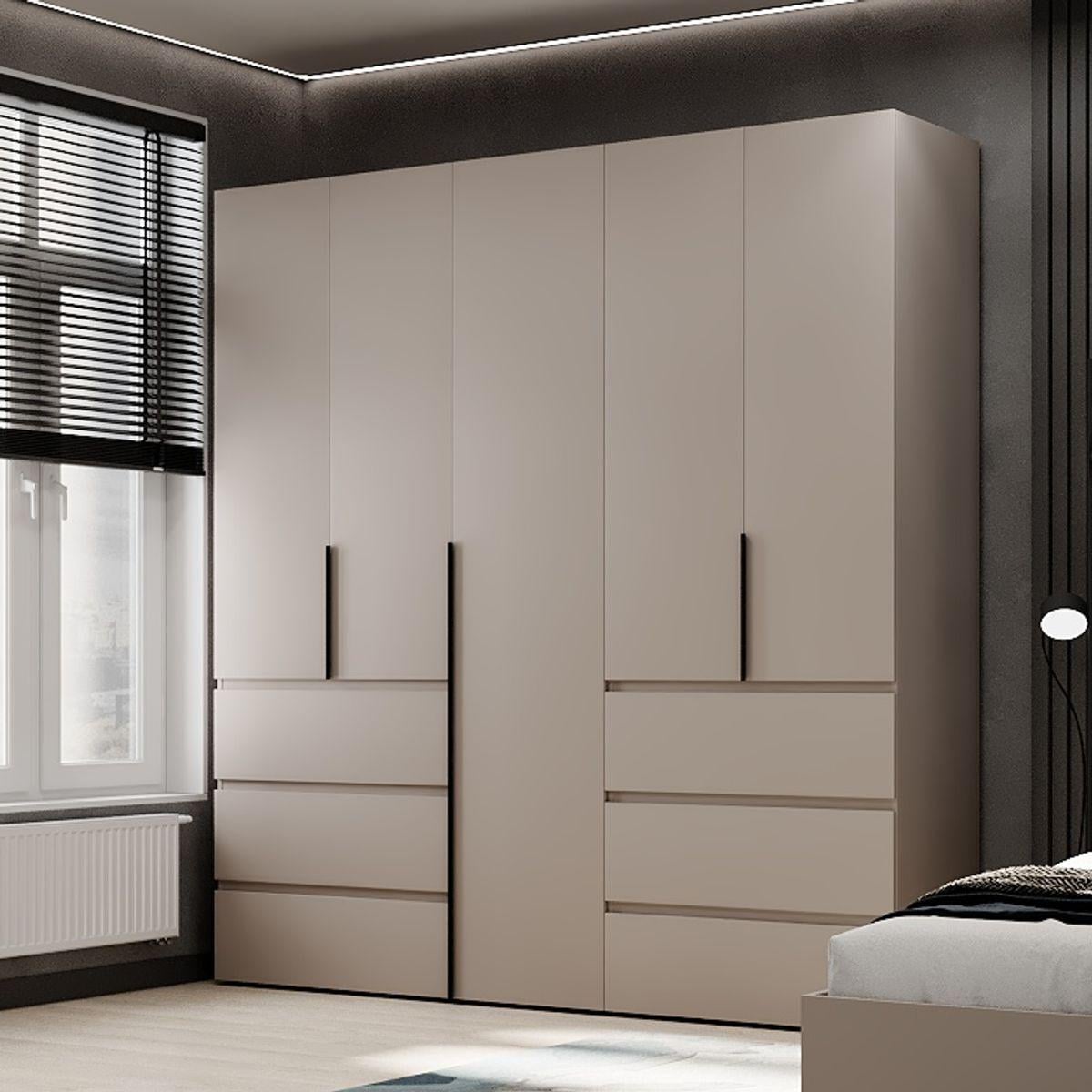 Шкаф распашный комбинированный №3 ART IN HEAD Light 2000x500x2200 мм Кашемир (LTK0314000000)