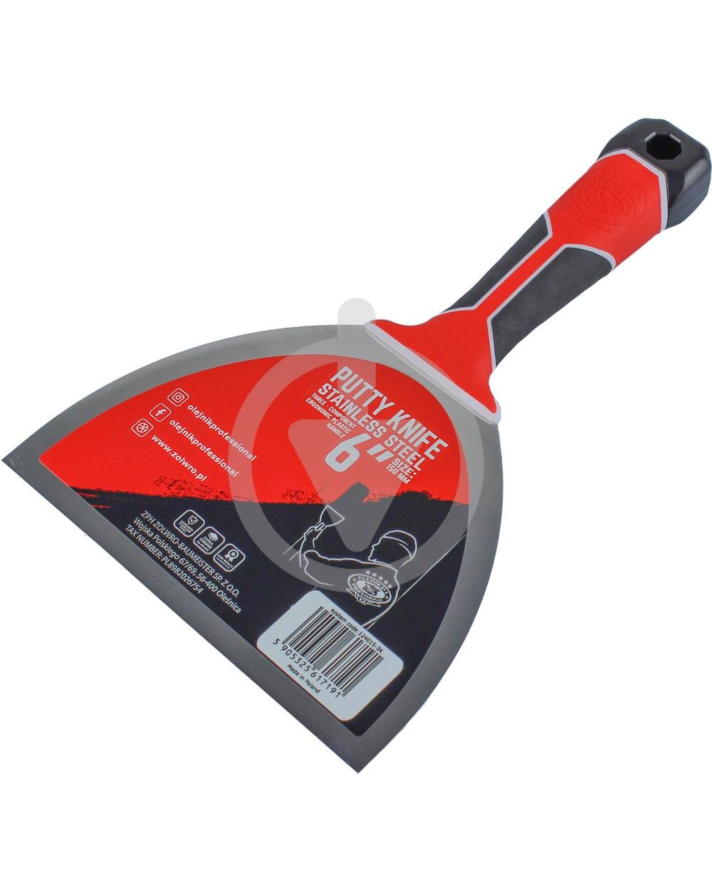 Шпатель Olejnik 3K нержавеющая сталь 150 мм (18562247)