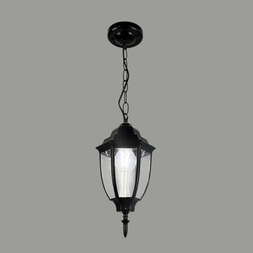 Светильник уличный подвесной Light House LNF-17473/1H/S BK плафон 35х15 см Черный Светильник уличный подвесной Light House LNF-17473/1H/S BK плафон 35х15 см Черный