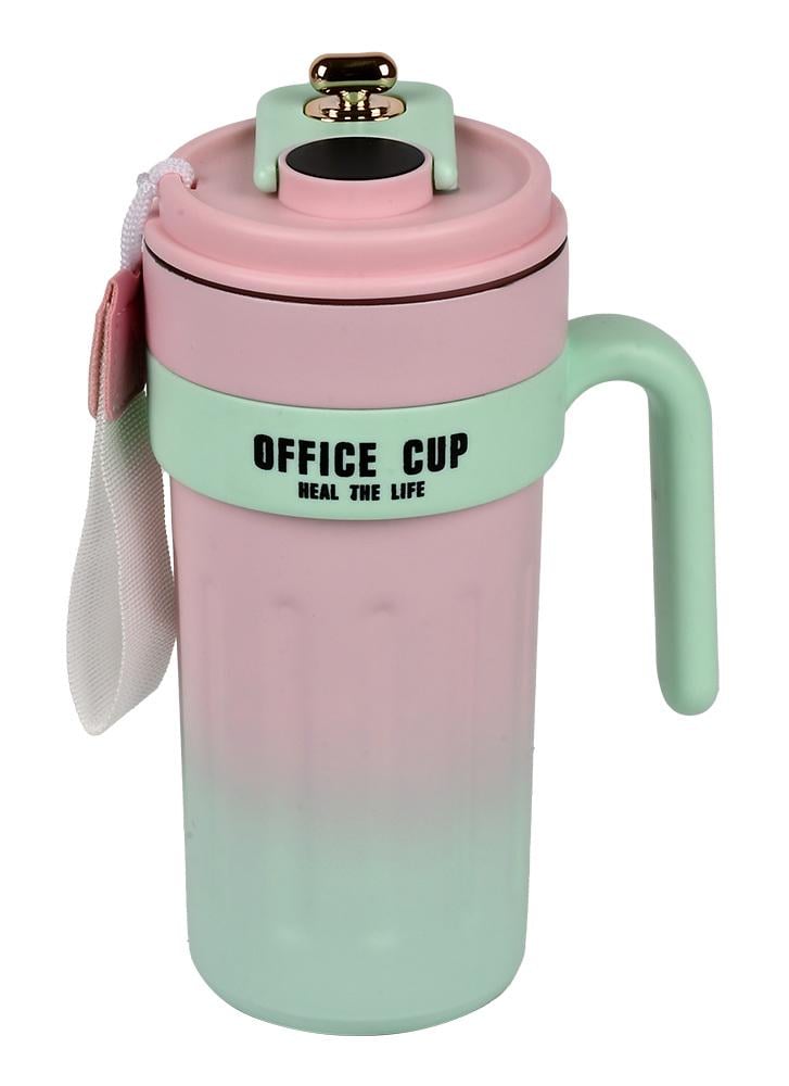 Термокухоль Office Cup з LED-індикатором температури 650 мл Pink (31319)