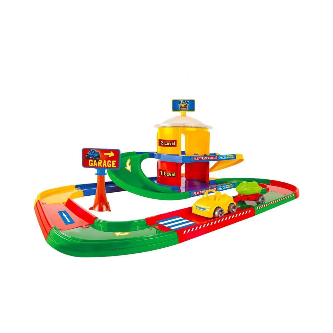 Гараж игрушечный Play Tracks Wader 53010 с 2 этажами (23299341)