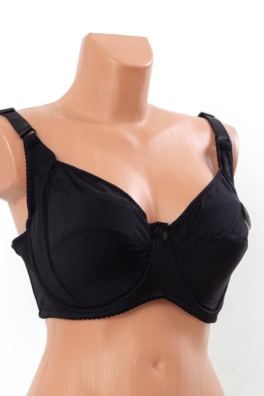 Бюстгальтер full cup з широкими бретелями Носи Своє Чашка F 130F Чорний (15977)