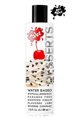 Лубрикант їстівний WET Whipped Cream зі смаком вершків 89 мл (WT43066) - фото 3